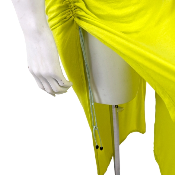 Intimately Free People Maxi Midi Dress Nightie Nightgown NEW Womens Large Yellow - Picture 7 of 10